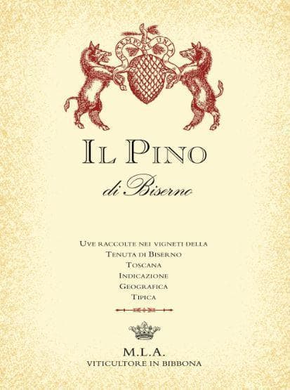 Tenuta di Biserno 2016 Il Pino - Bordeaux Blends Red Wine