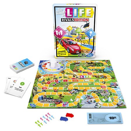 The Game of Life Rivals Edition Board Game - 1.0 EA