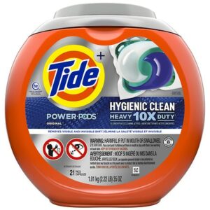 Tide Power Pods 10X Heavy Duty for Impossible Stains - 21.0 ea
