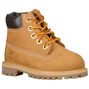 Timberland Boys "Timberland 6" Premium Waterproof Boots - Boys' Toddler" Orange-Wheat/Brown Size 10.0