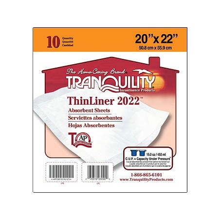 Tranquility ThinLiner Pads - 100.0 Each