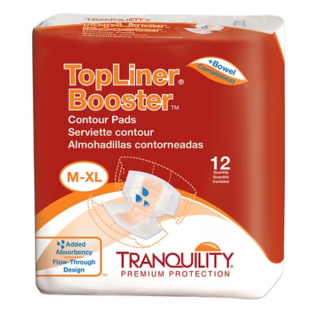 Tranquility TopLiner Booster Contour Pad - 120.0 Each