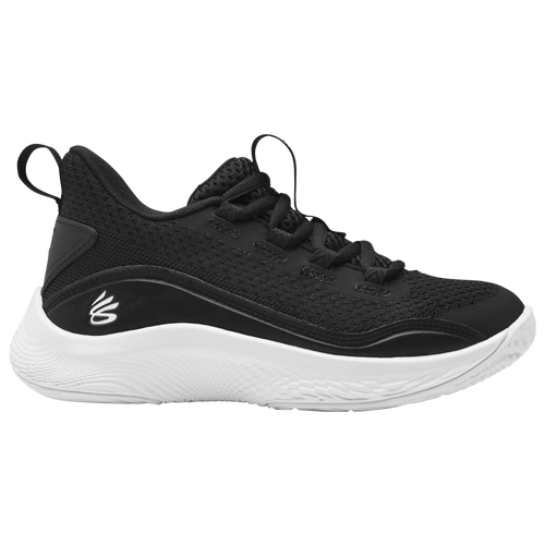 Under Armour Boys Stephen Curry Under Armour Curry 8 - Boys' Preschool Basketball Shoes Black/White/Black Size 13.5