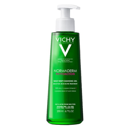 Vichy Laboratoires Normaderm Daily Face Wash with Salicylic Acid - 6.76 Fl Oz