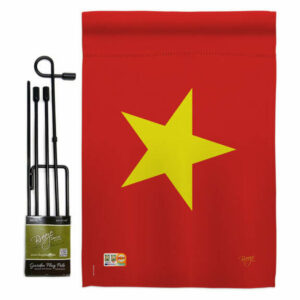 Vietnam Flags of the World Nationality Garden Flag Set