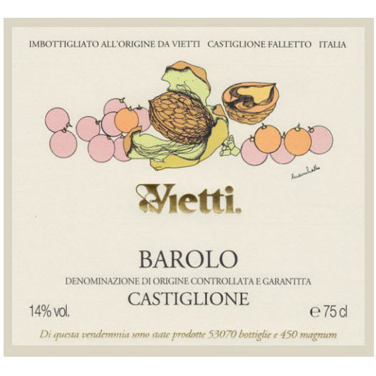 Vietti 2011 Barolo Rocche di Castiglione - Nebbiolo Red Wine