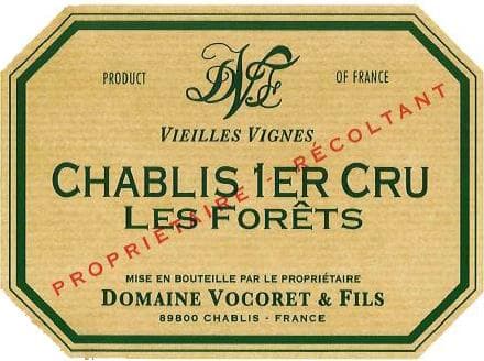 Vocoret 2017 Chablis Les Forets Premier Cru Vieilles Vignes - Chardonnay White Wine