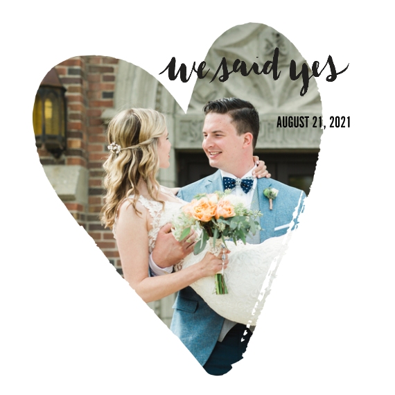 Wedding 12x12 Designer Print - Matte, Prints -We Said Yes