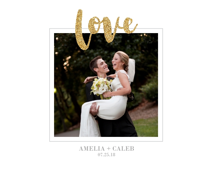 Wedding 8x10 Designer Print - Glossy, Prints -Love Glitter