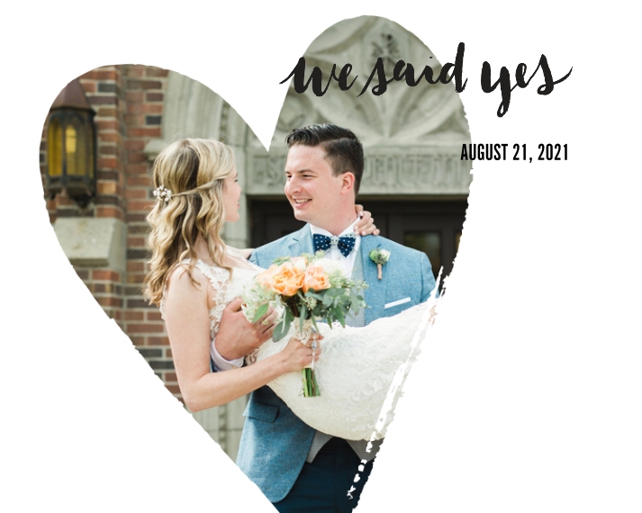 Wedding 8x10 Designer Print - Matte, Prints -We Said Yes