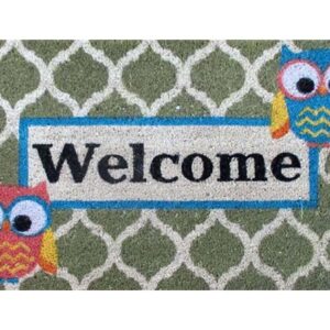 Welcome Who Outdoor Coir Doormat