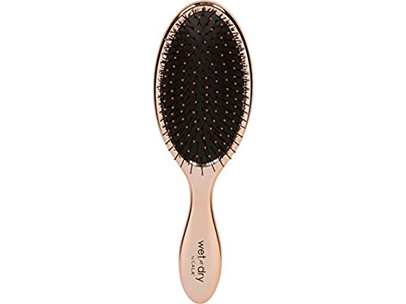 Wet-n-dry Metallic Rose Gold Hair Brush