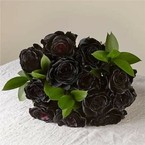 Written in the Stars Black Rose Bouquet Original No Vase