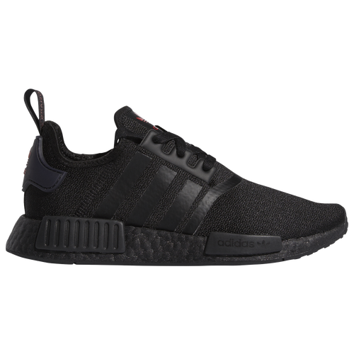 adidas Originals Womens adidas Originals NMD R1 - Womens Running Shoes Black/Black/Scarlet Size 07.5