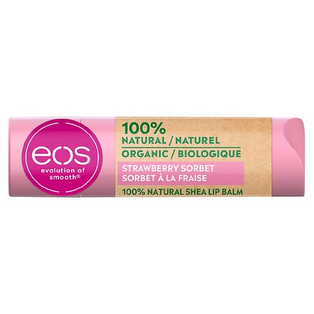eos Super Soft Shea Lip Balm Strawberry Sorbet - 1.0 ea