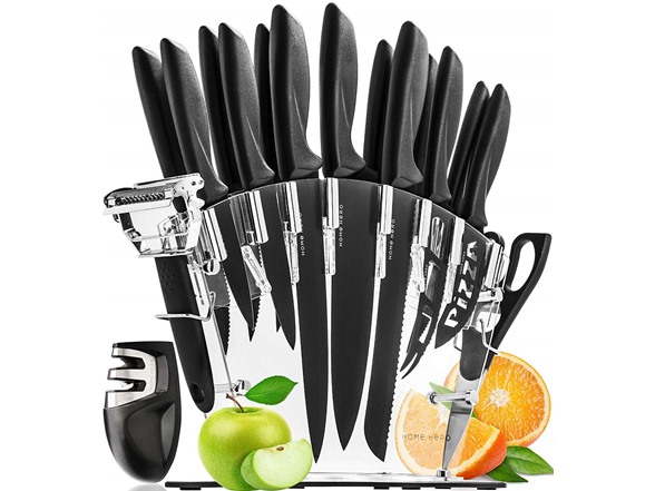 17-Piece Stainless Steel Knife Set