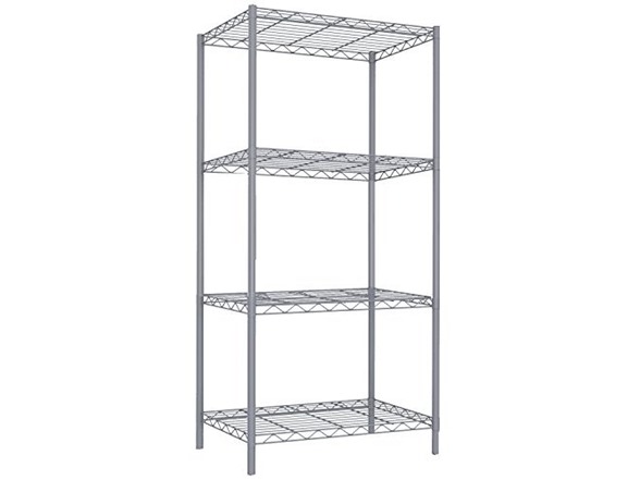 4-Layer Wire Shelf Grey