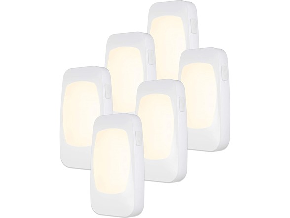 4-in-1 LED Power Failure Night Light 6 Pack