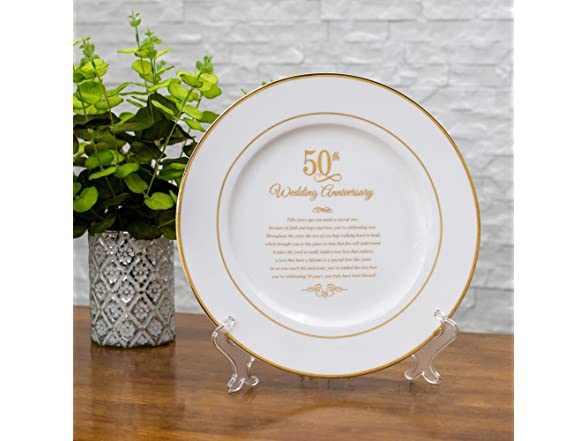 50th Wedding Anniversary Sign Plaque