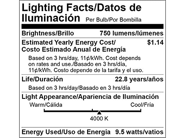 75W Equivalent PAR30S Dimmable LED Bulb, 6-pk