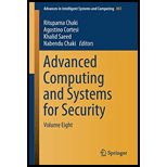 Advanced Computing and Systems for Security: Volume Eight