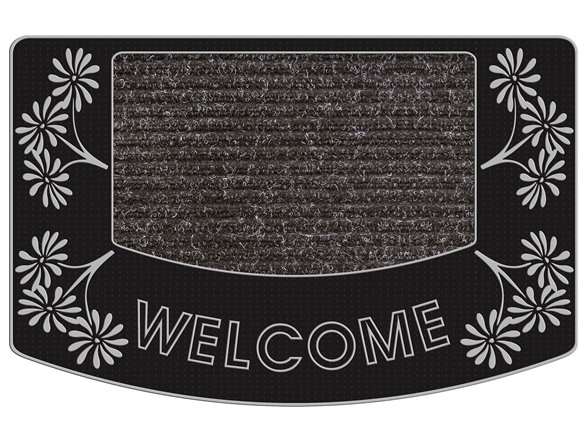 Aloha Silver Door Mat