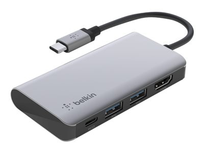 Belkin CONNECT 4-in1 Multiport Adapter - docking station - USB-C - HDMI