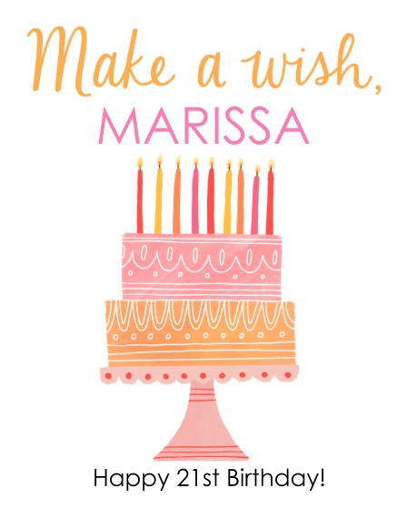 Birthday 11x14 Poster, Home Décor -Make A Wish