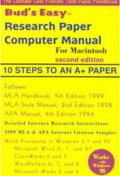 Bud's Easy Research Paper Computer Manual for MacIntosh