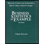 Business Statistics by Example : MINITAB Computer Supply Business (Study Guide)