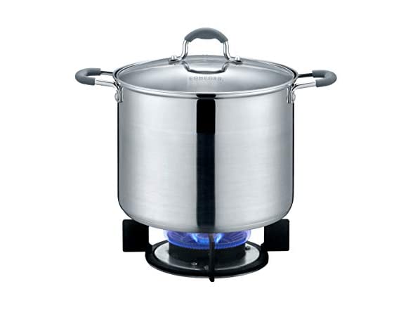 CONCORD Stainless Steel Stock Pot with Glass Lid