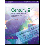 Century 21 Computer Applications and Keyboarding