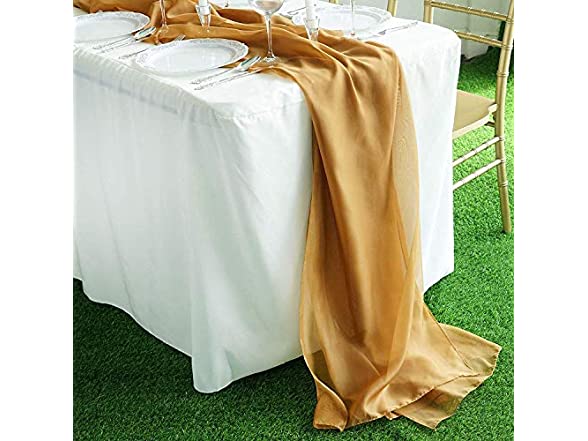 Chiffon Table Runner 18 x 180-Inch