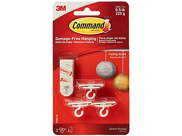 Command 3CT Command Ceiling Hooks