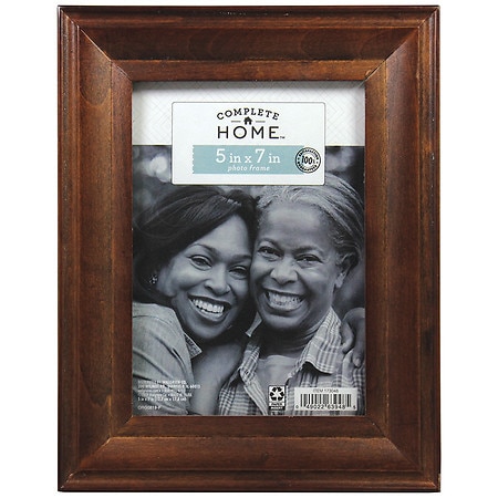 Complete Home Ariel Walnut Frame 5x7 5 inch x 7 inch - 1.0 ea