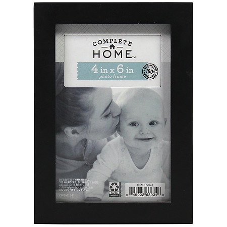 Complete Home Black Gallery Frame 4x6 4 inch x 6 inch - 1.0 ea