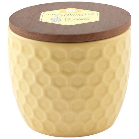 Complete Home Fragranced Candles Pineapple & Mango - 1.0 EA