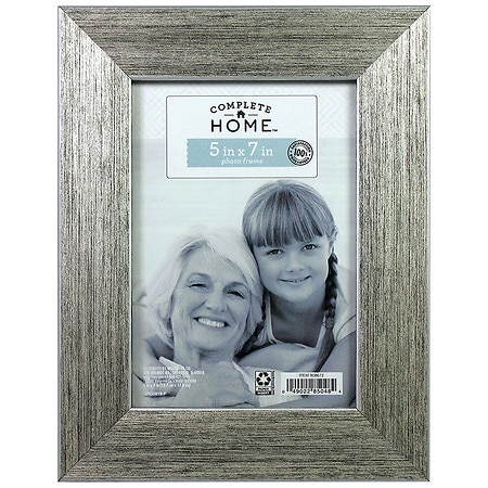 Complete Home Roma Silver and Black Frame 5x7 5 inch x 7 inch - 1.0 ea