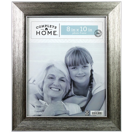 Complete Home Roma Silver and Black Frame 8x10 8 inch x 10 inch - 1.0 ea