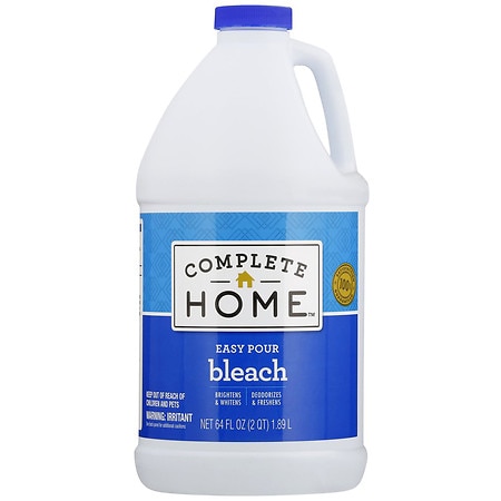 Complete Home Splashless Bleach with Improved Whitening Free & Clear - 64.0 oz