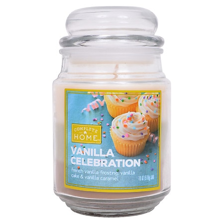 Complete Home Vanilla Celebration Candle, 18 oz - 1.0 ea