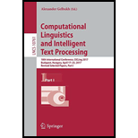 Computational Linguistics and Intelligent Text Processing