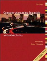 Computer Accounting Essentials Using QuickBooks Pro '10 - Text Only