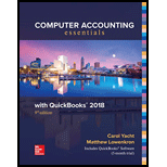 Computer Accounting Essentials With Quickbooks 2018 - With Code