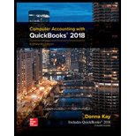 Computer Accounting With Quickbooks 2018 (Looseleaf) - With Access