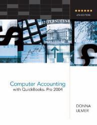 Computer Accounting With Quickbooks Pro 2004