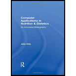 Computer Applications in Nutrition & Dietetics: An Annotated Bibliography