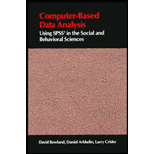 Computer-Based Data Analysis : A Manual for the Social and Behavioral Sciences