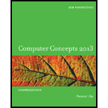 Computer Concepts 2013, Comprehen.