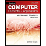 Computer Concepts and Applicationss for Microsoft Office 2019 - Text Only